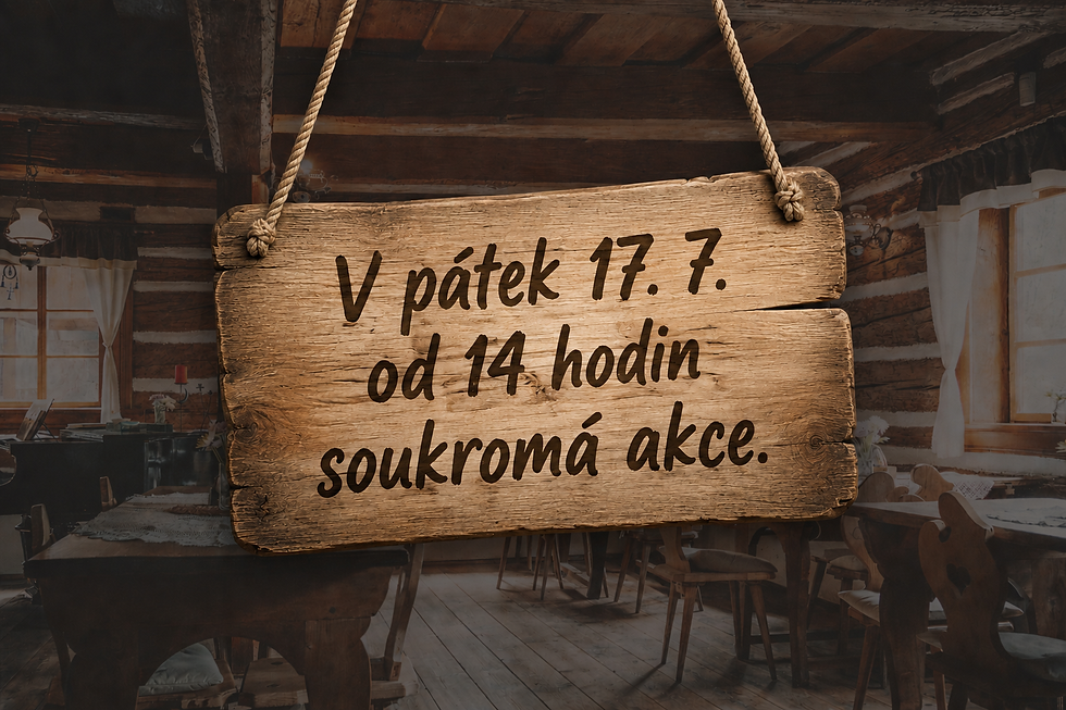 Změna otevírací doby v pátek 17. července