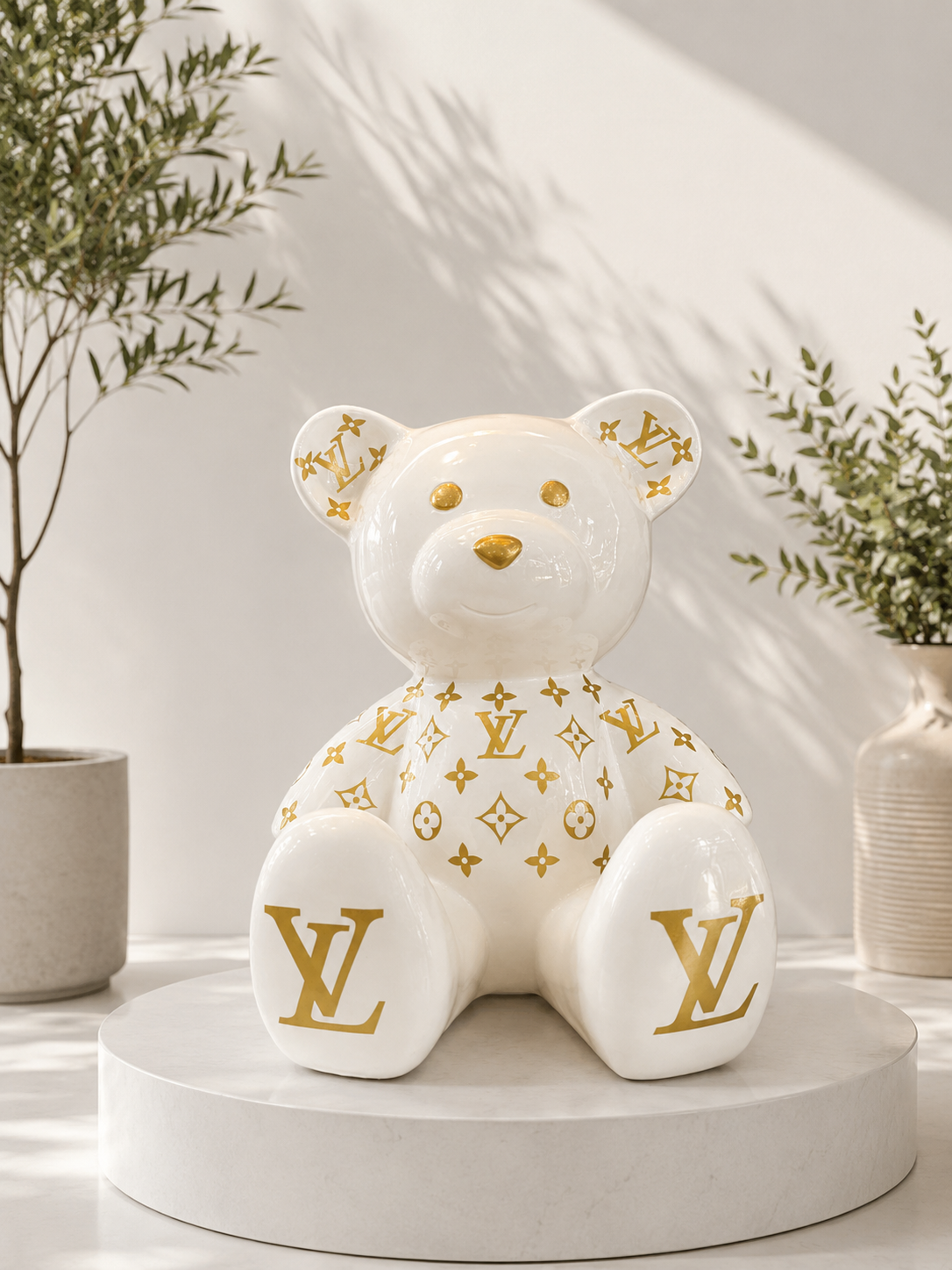 MARNALI ART - TEDDY GOLD WHITE