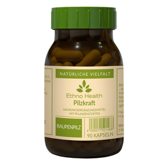 Gehaltvolle Vitalpilz-Mischung mit Cordyceps, Shiitake und Maitake