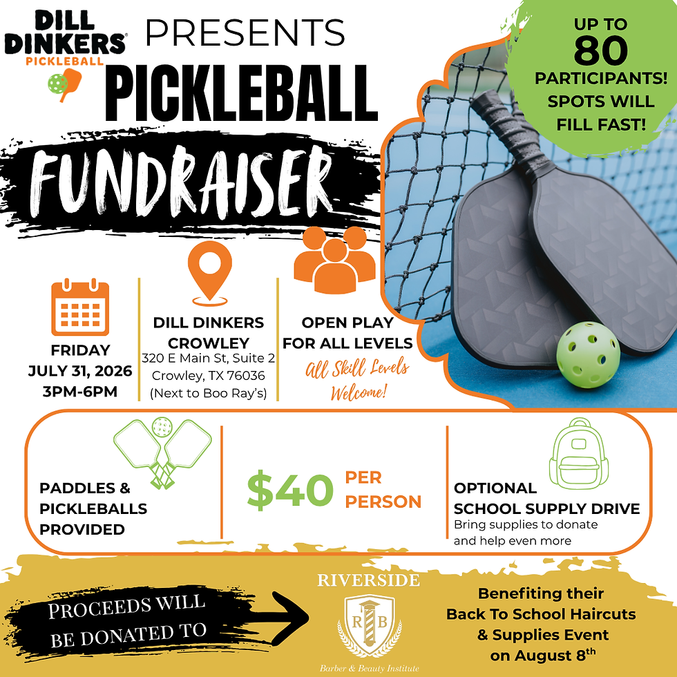Dill Dinkers Back to School Pickleball Fundraiser