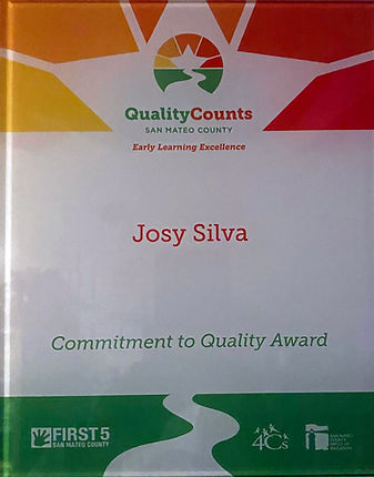Josy Child Care Quality Award