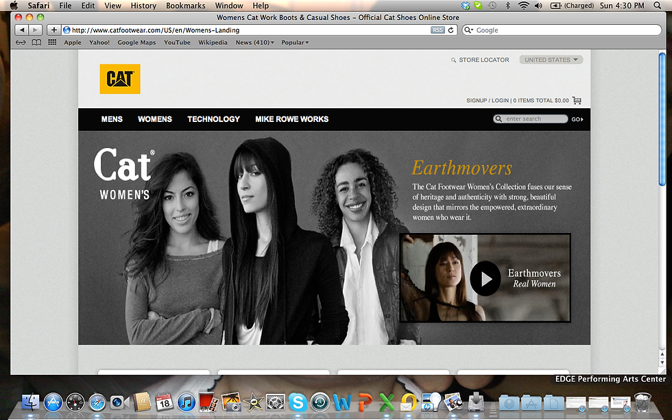 CAT Footwear Website