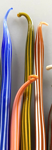 handmade glass murrini cane