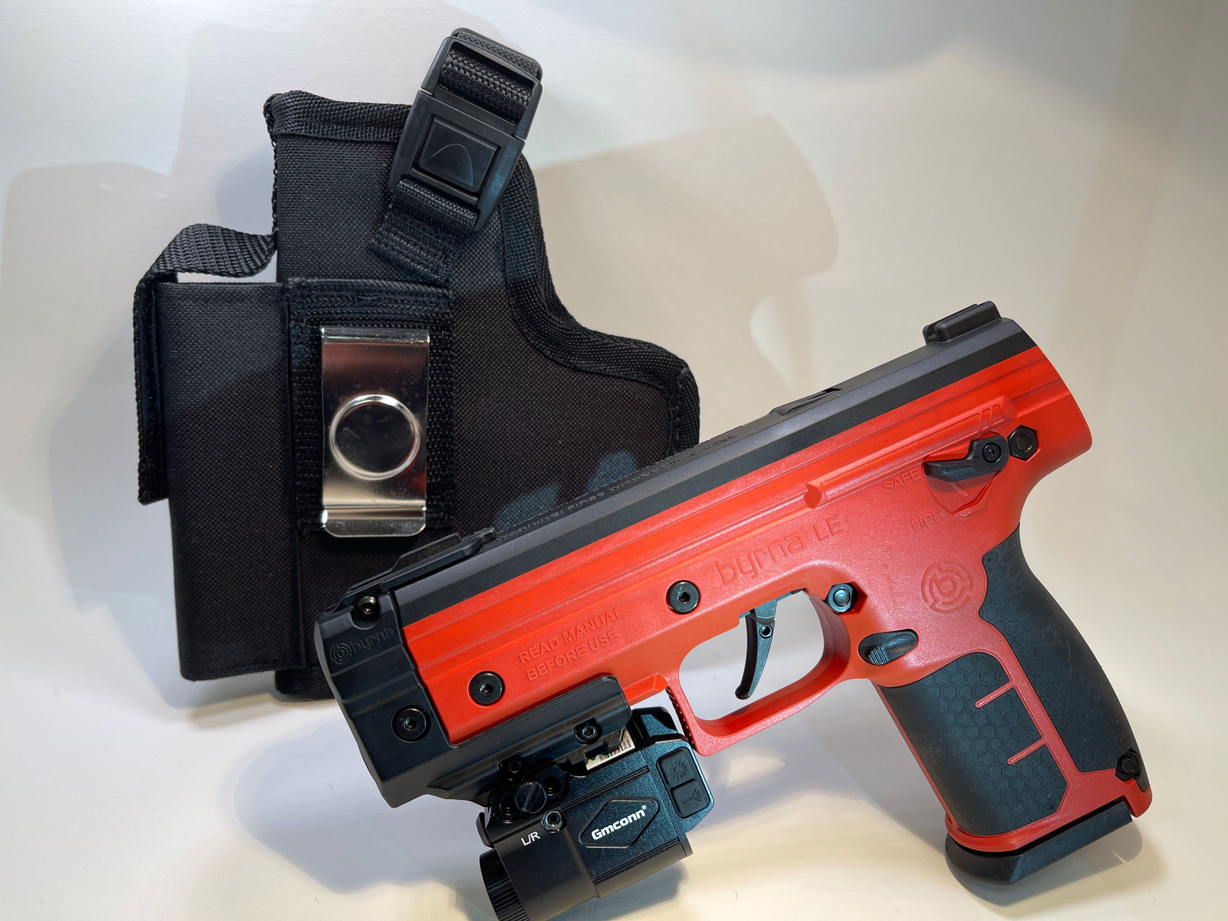BYRNA LE HOLSTER TO FIT THE LE WITH A LASER / LIGHT