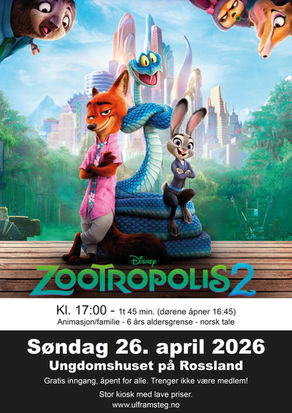 Kino søndag 26. april