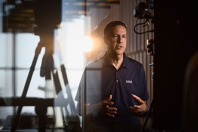 Intel photoshoot in partnership with Ai.iO and the 49ers