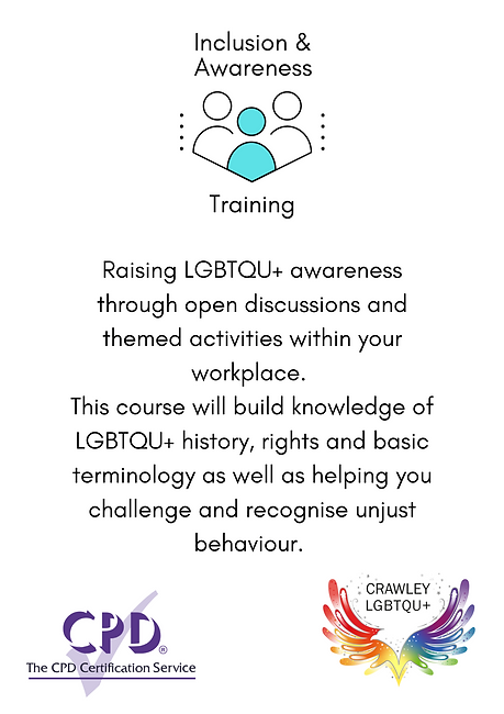 Raising LGBTQU+ awareness through open discussions and themed activities within your workp