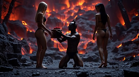 Cap. 23i - La Caccia, l’inferno e… le Rose! - Il demone capo consegna le rose (8).png