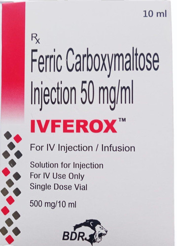Fermox Injection IVFEROX inj. IVFEROX 500mg Ferric Carboxymaltose 50 mg/ml | sandeepmed.com