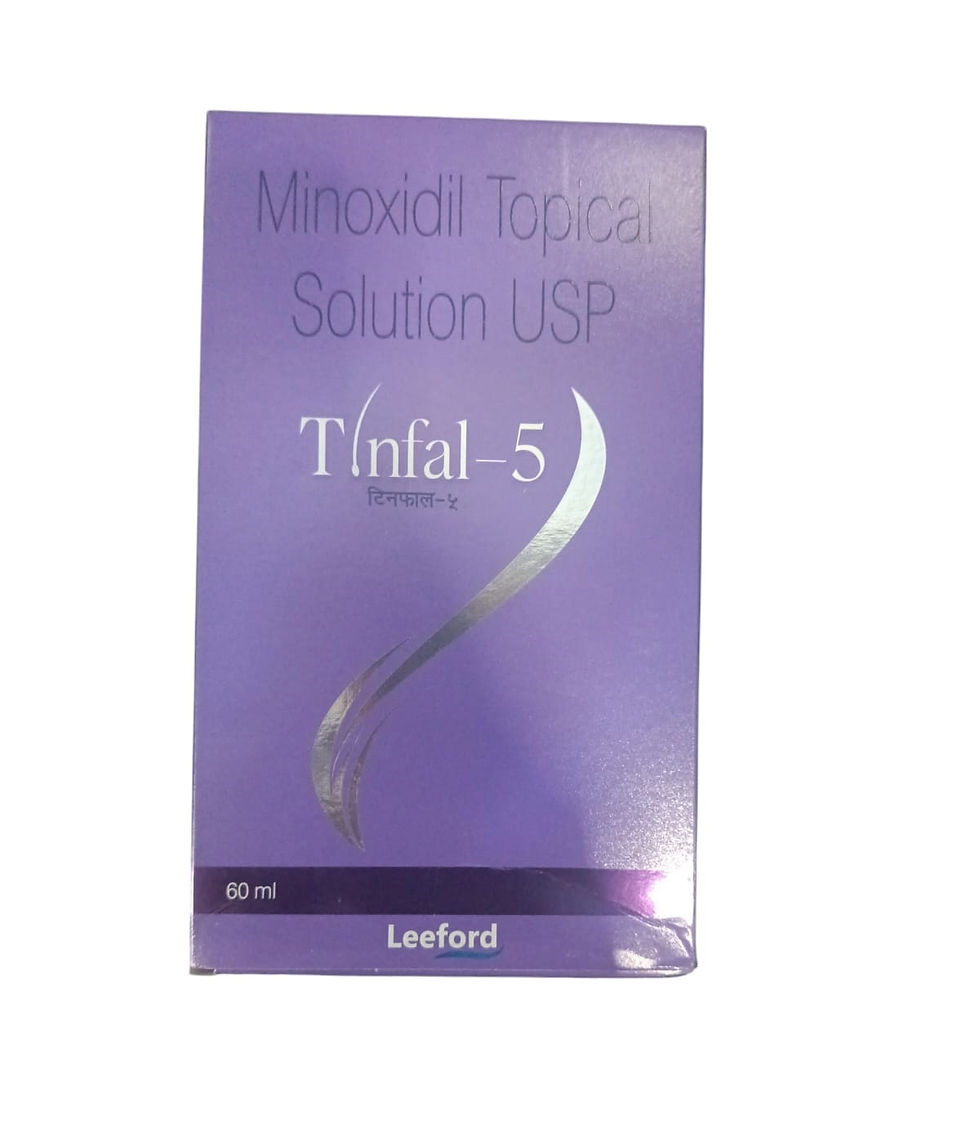 TINFAL 5 MINOXIDIL TOPICALSOLUTION USP