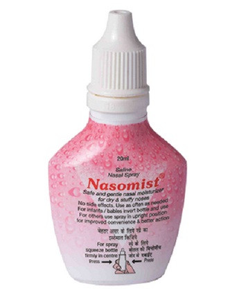 Nasomist Nasal Saline Nasal Spray Safe For Babies NASOMIST Saline