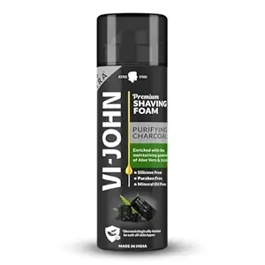 VI JOHN PREMIUM SHAVING FOAM PURIFYING CHARCOAL
