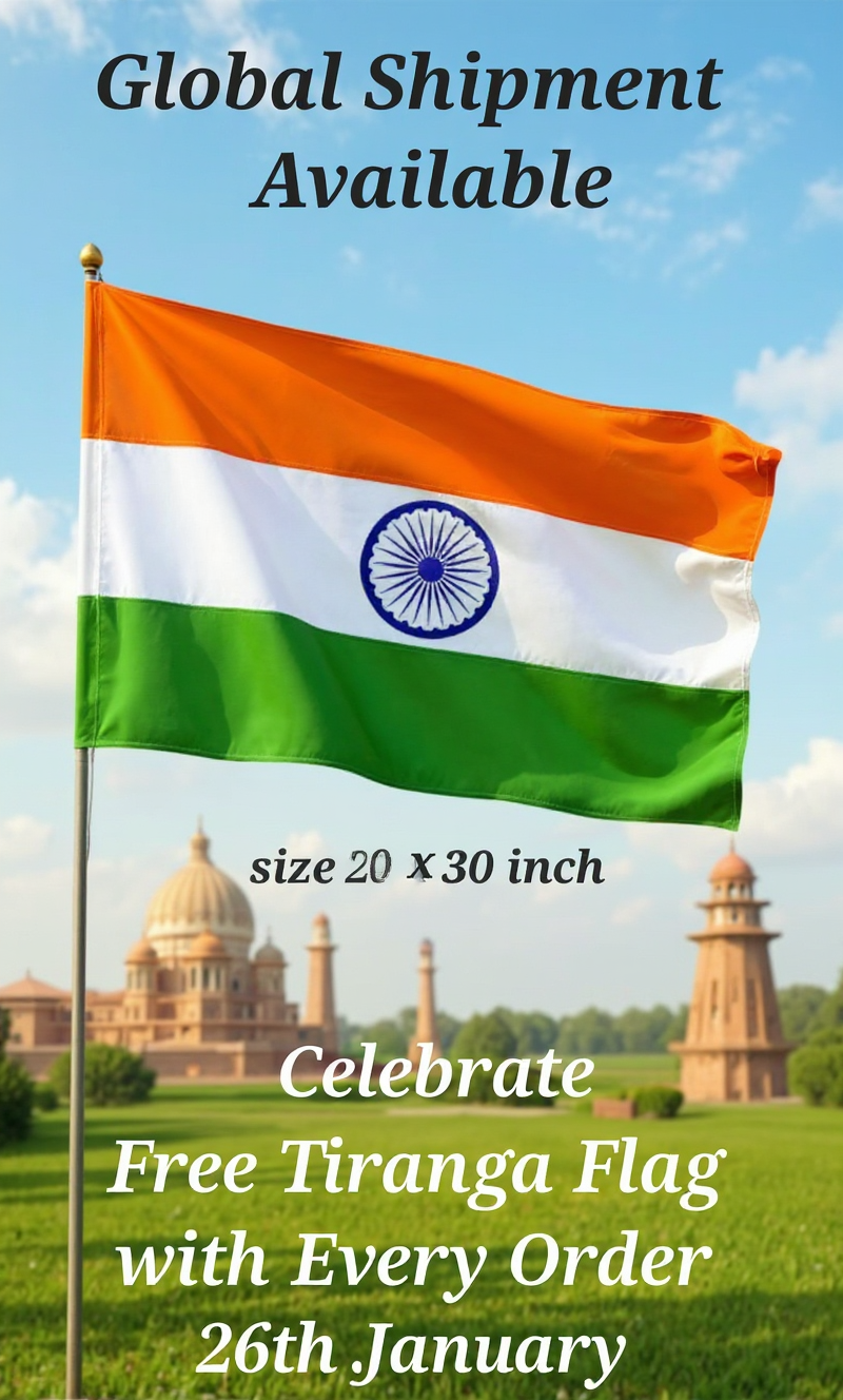 Thumbnail: TIRANGA FLAG ZANDA TRICOLOR one flag per order