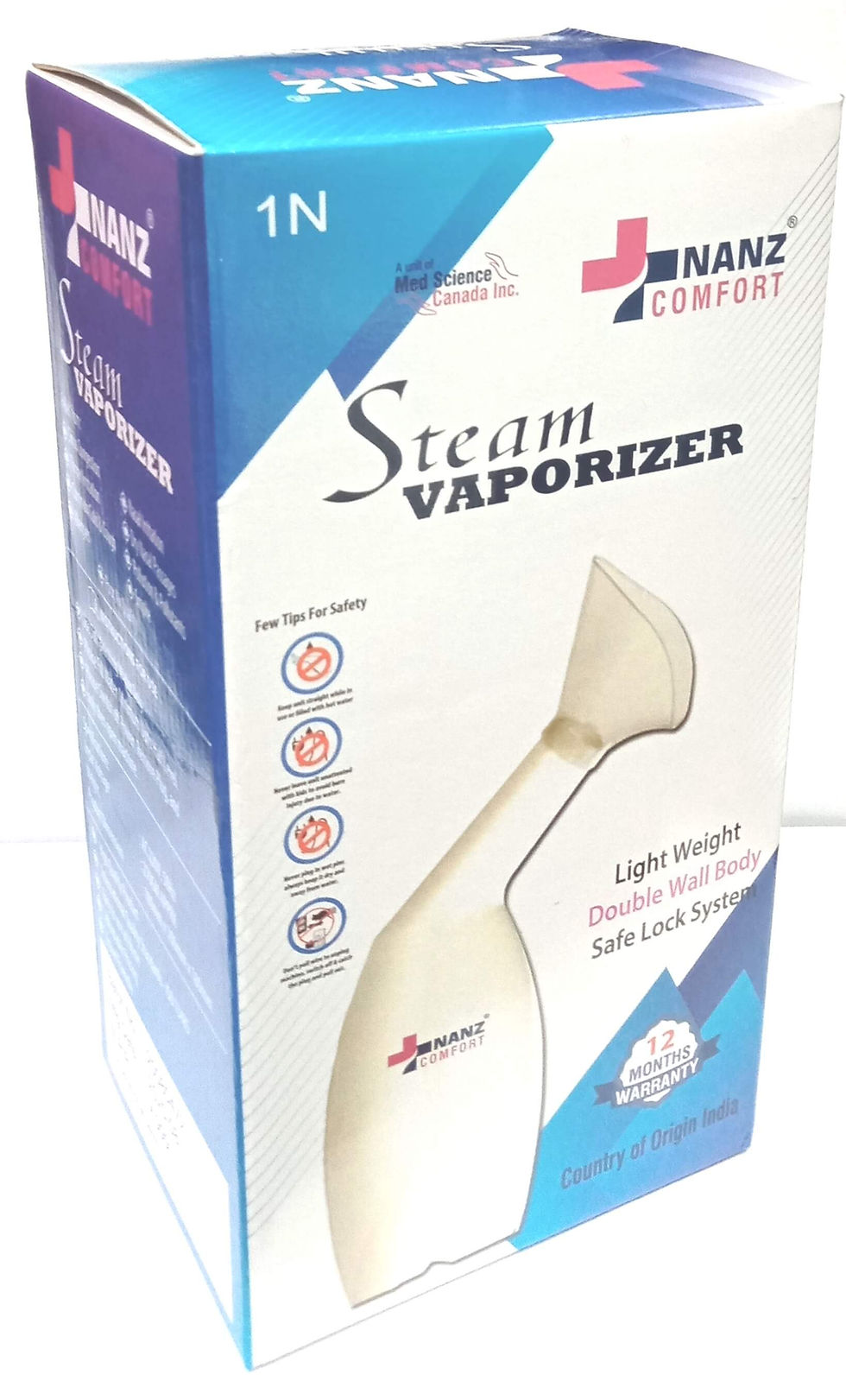 थंबनेल: NANZ COMFORT STEAM VAPORIZER