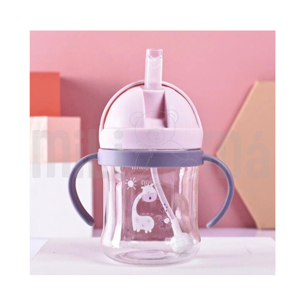 Vaso pitillo antiderrame para bebés