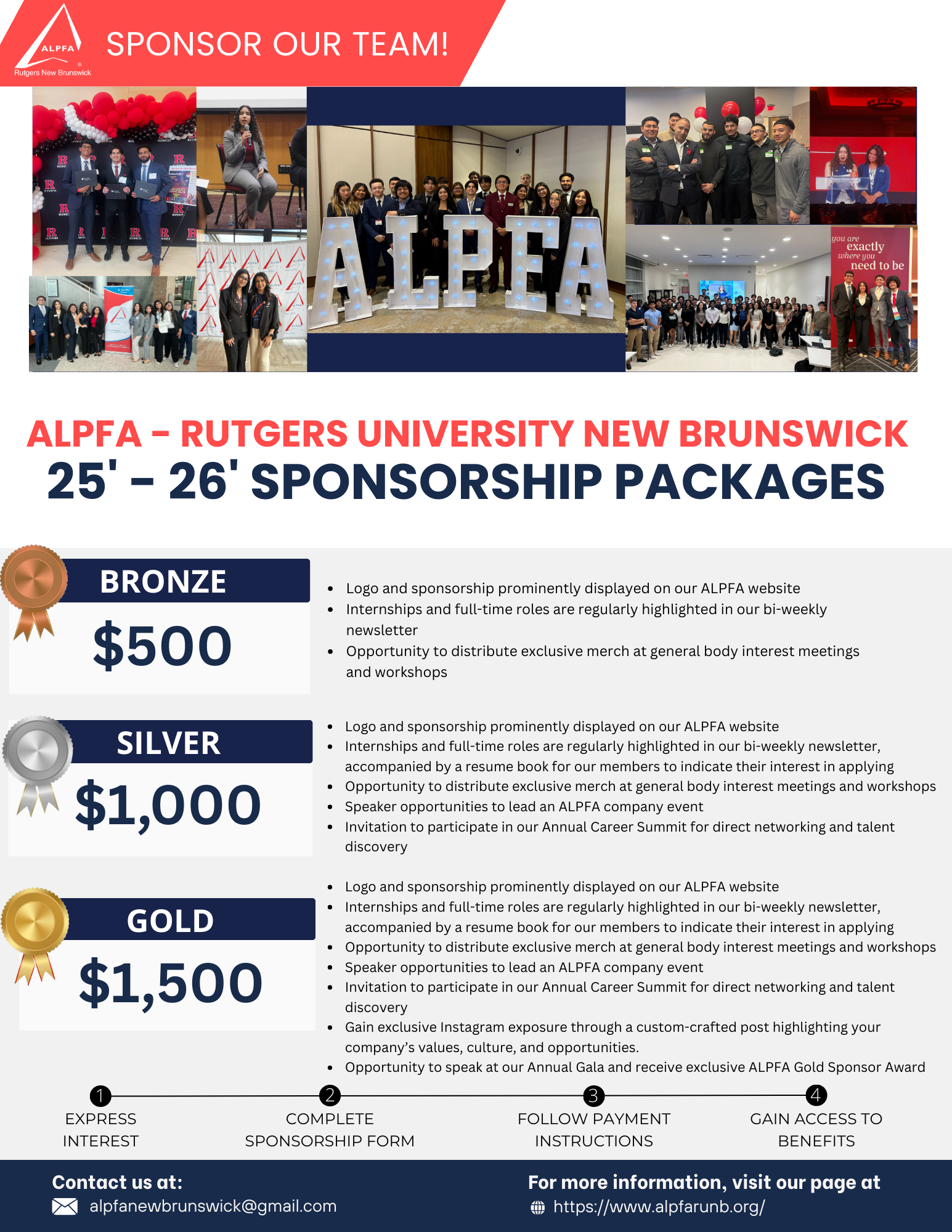 Bronze Sponsorship Package 25-26