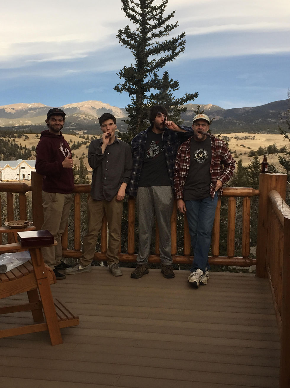 Cigars on the deck
