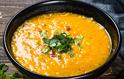 Red Lentil Soup with North African Spices