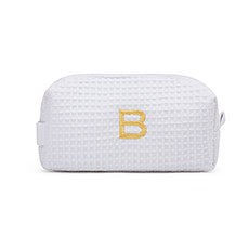Thumbnail: Small Cotton Waffle Makeup Bag