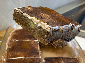 🍌☕ Baked Oats Τιραμισού