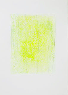 Eva Schnitzer, Flirren, Monotypie, 2020, 42x30