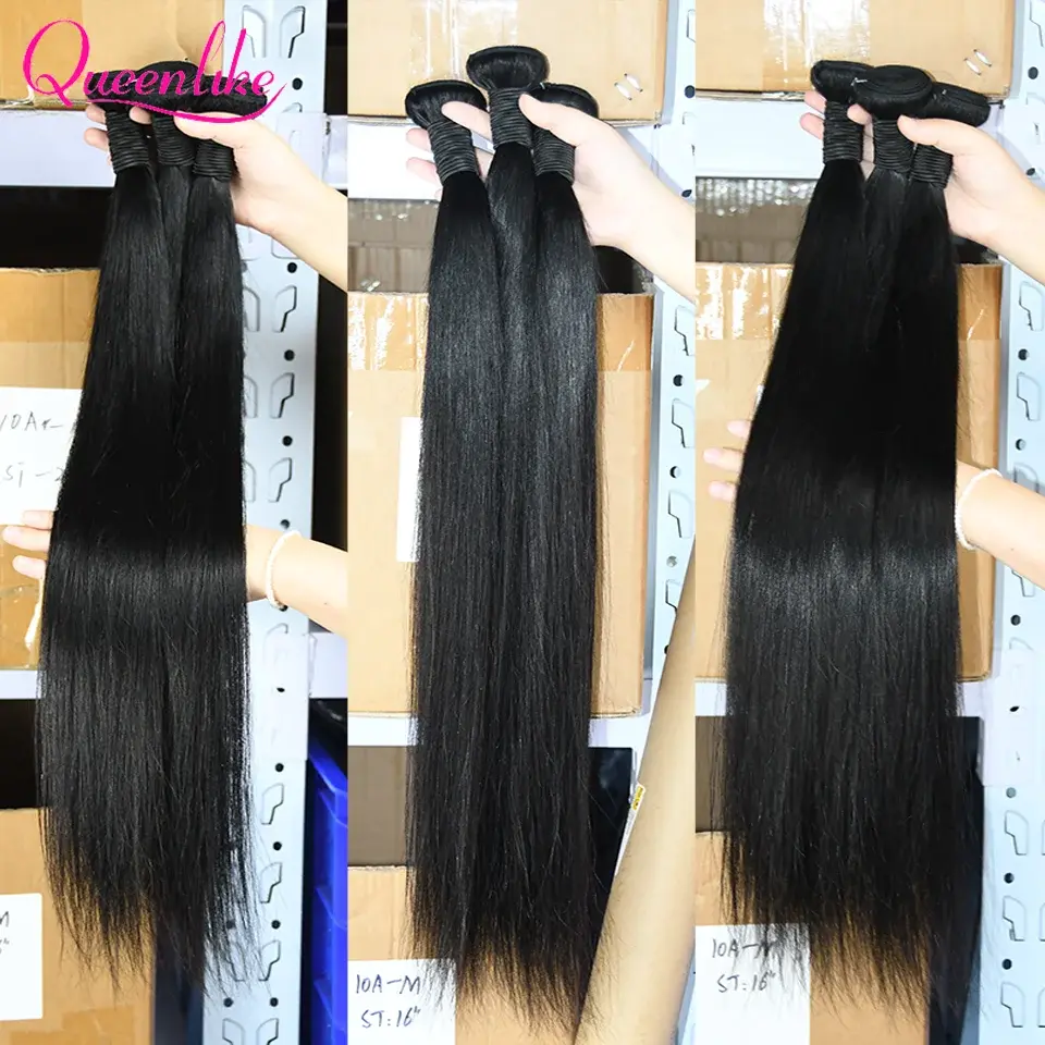 Thumbnail: 5x5 Lace Closure With Bundles Brazilian Weave
