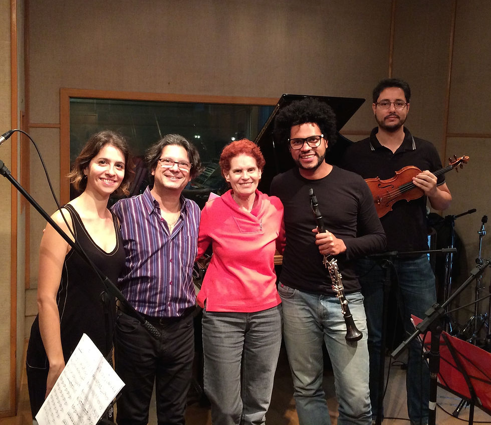 Recording session of 'Asas'