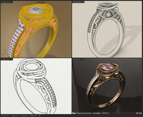 Rhino 3D Training Course for Jewellery Design Real Animation Works