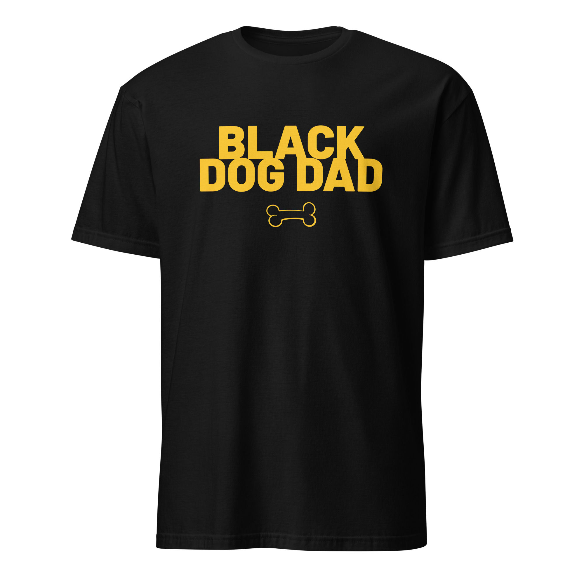 Black Dog Dad Unisex T-Shirt
