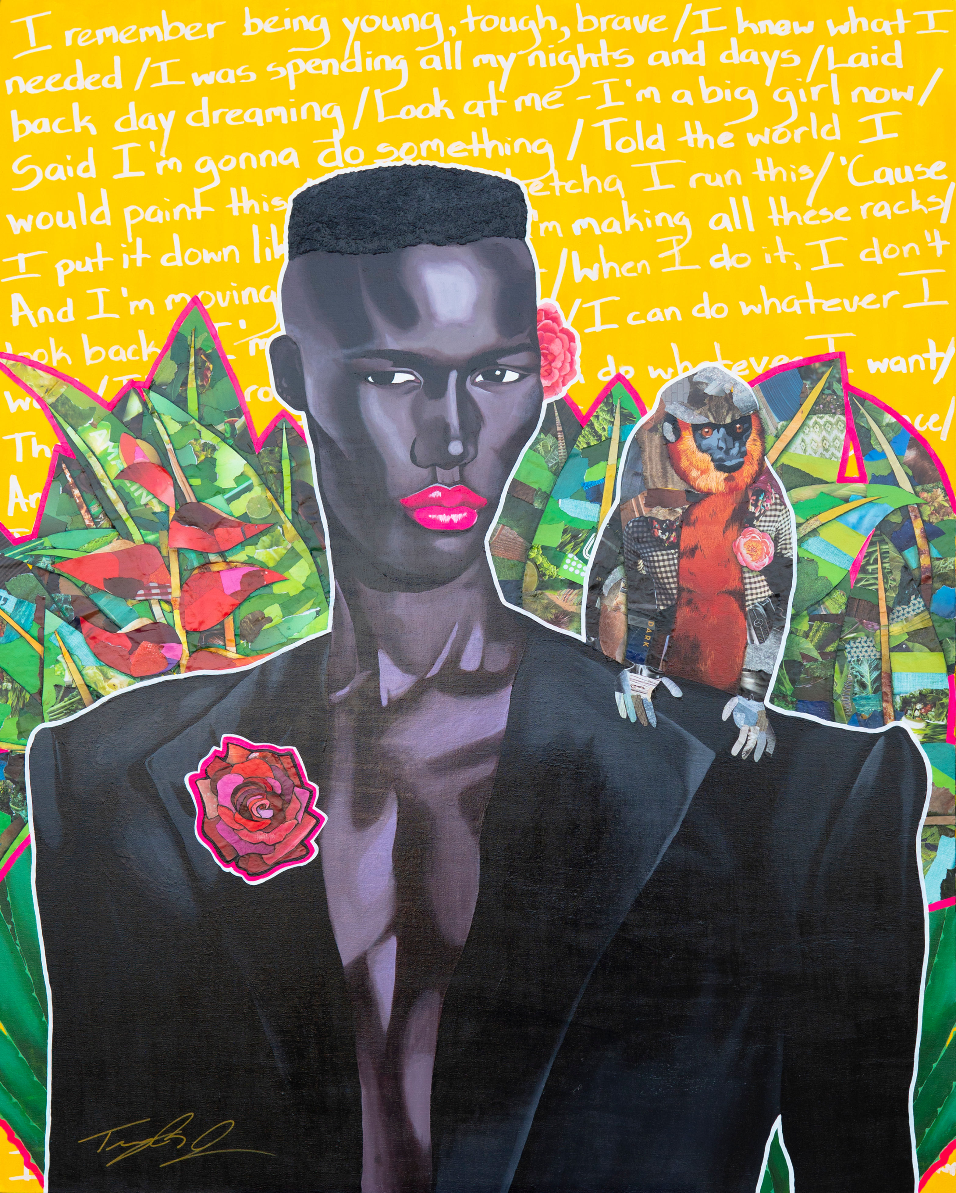 Lady Grace Jones (Ode to Frida Kahlo)