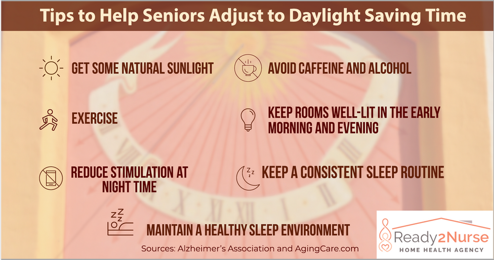 Tips to Help Seniors Adjust to Daylight Saving Time
