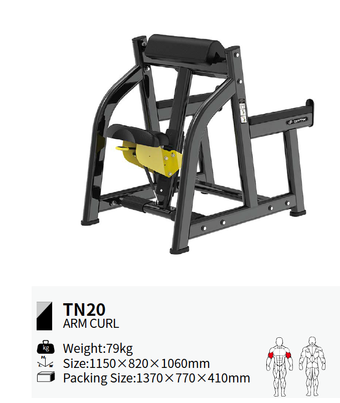 BRTW STRENGHT PLATE LOADED TN20 ARM CURL