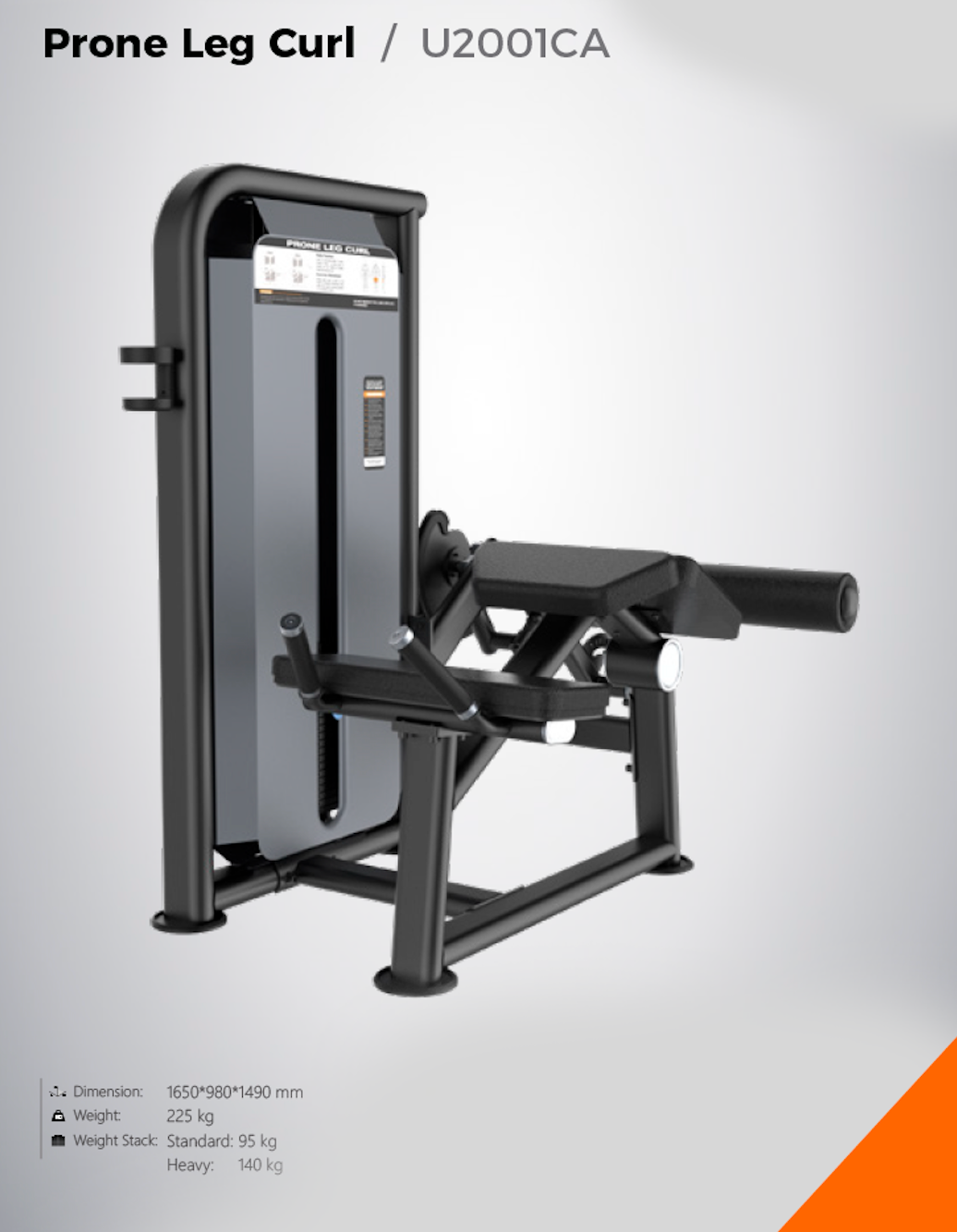 ECLIPSE Prone Leg Curl / U2001CA