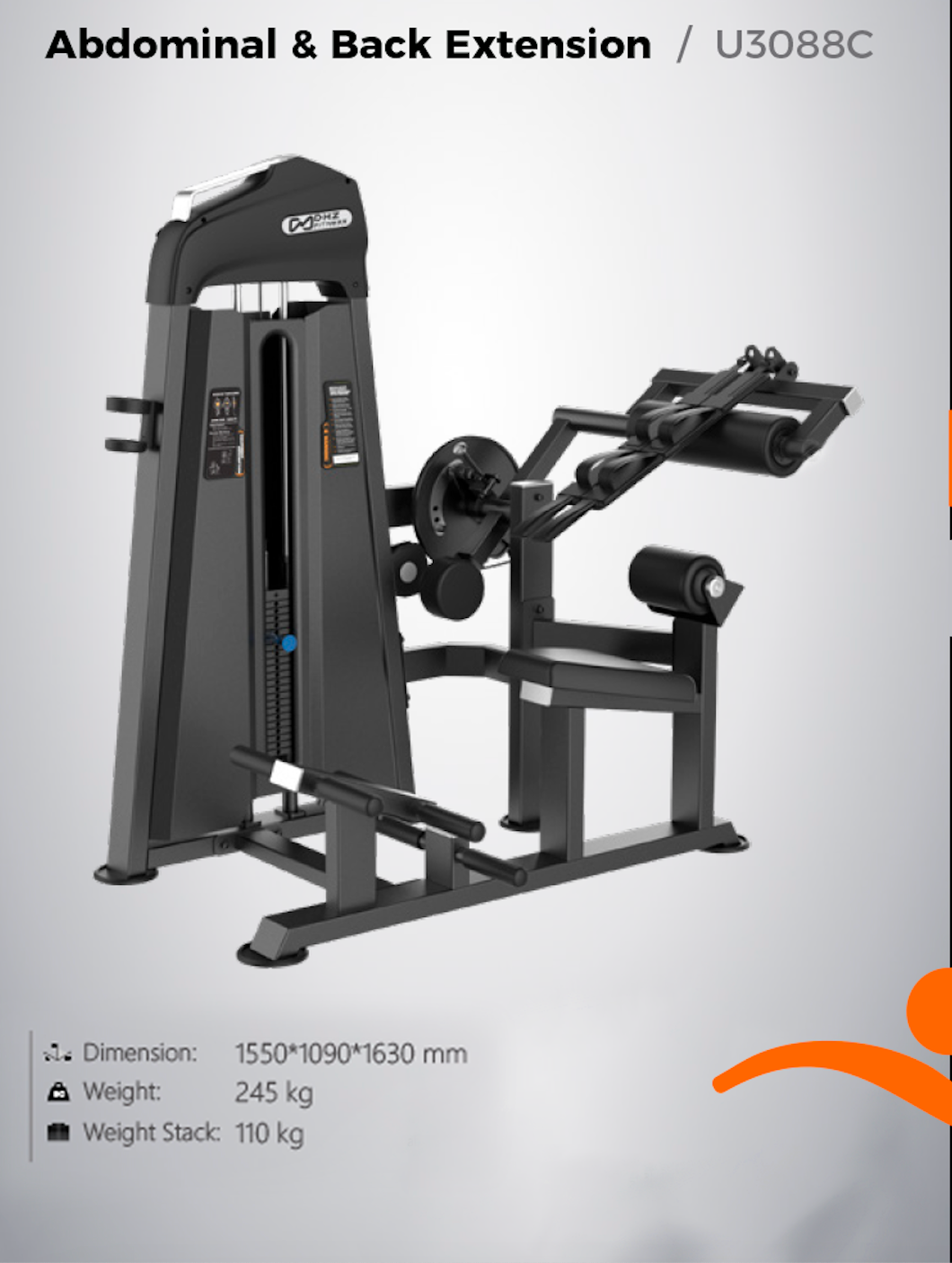 EVOST Abdominal & Back Extension / U3088C