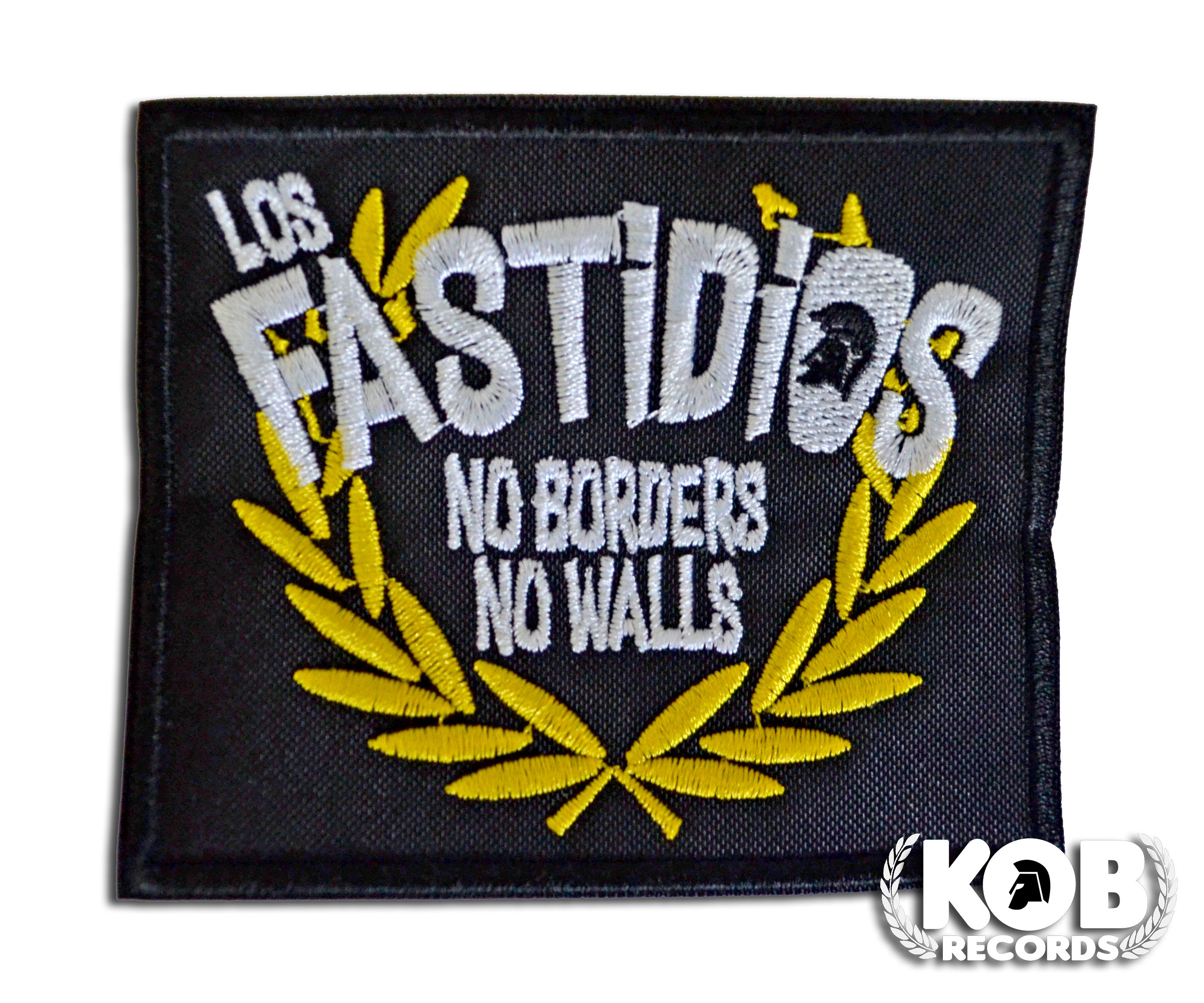 LOS FASTIDIOS NO BORDER NO WALLS Patch / Toppa