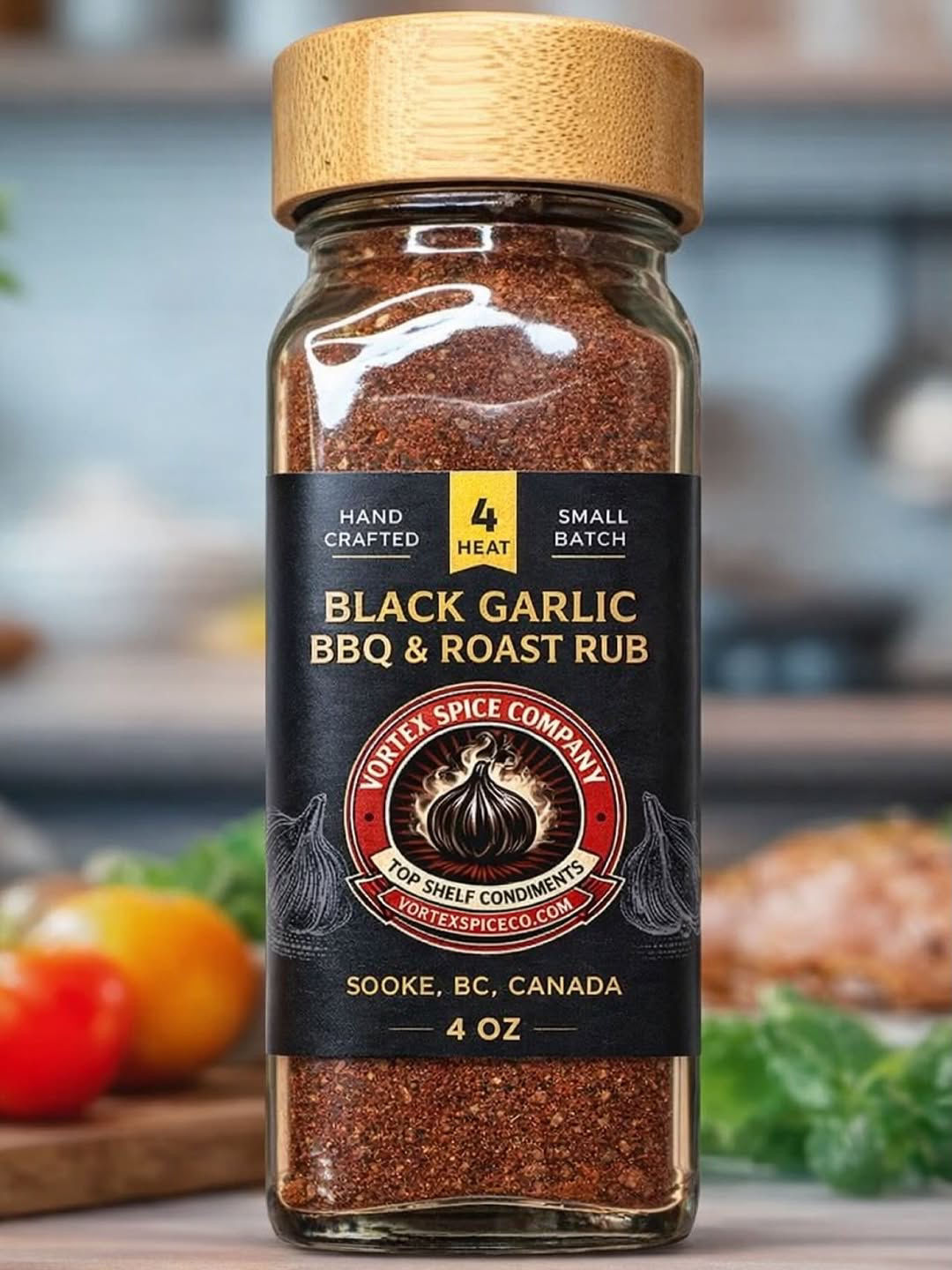 Black Garlic BBQ & Roast Rub