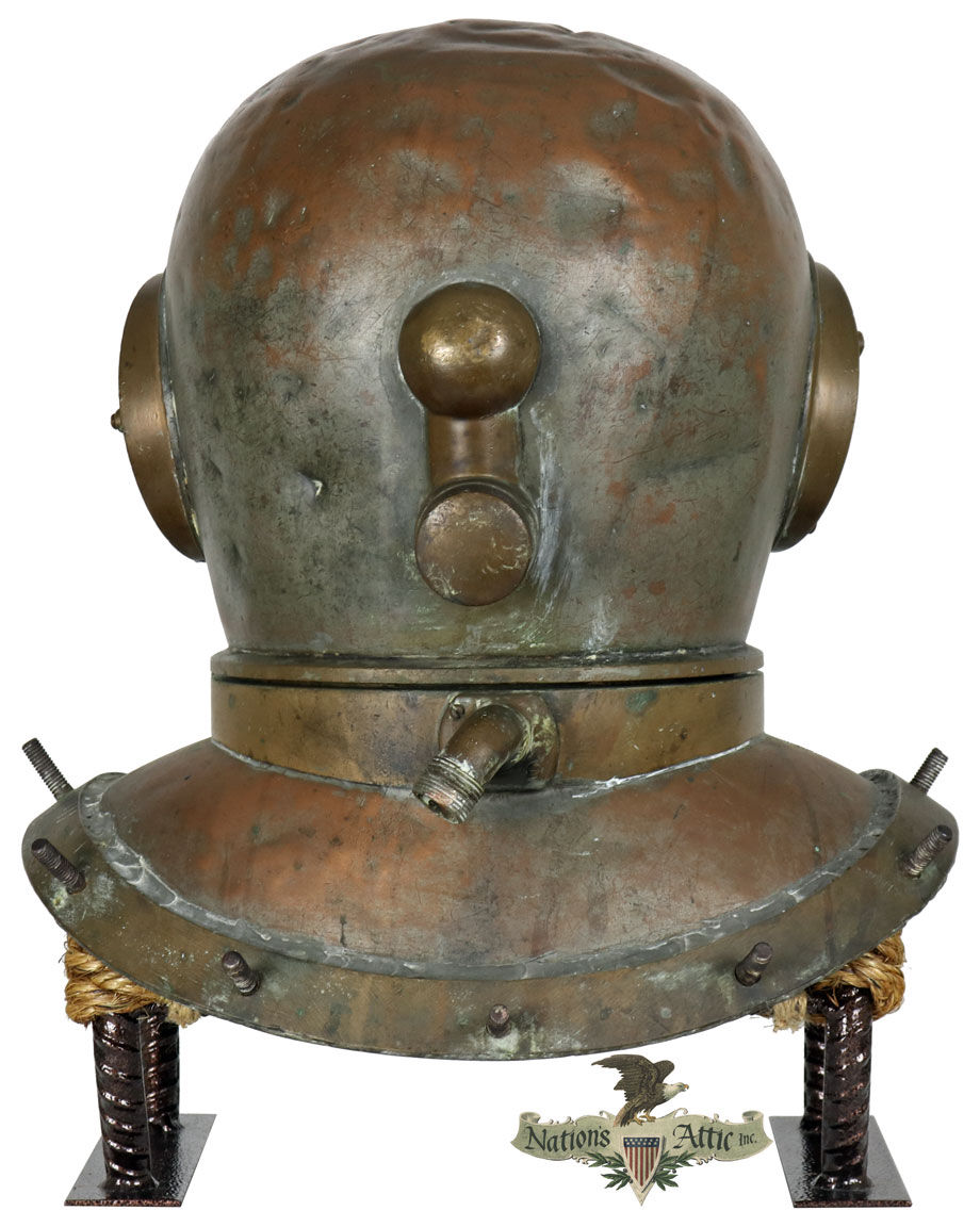 Thumbnail: Alfred Hale Neck Feed 19th Century Diving Helmet