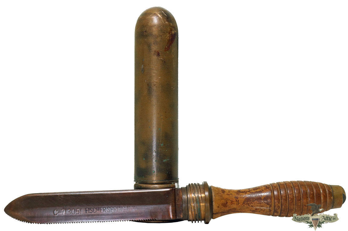 Holy Grail of USN “Mark V Knives”: Anti-Magnetic Fischer Spring