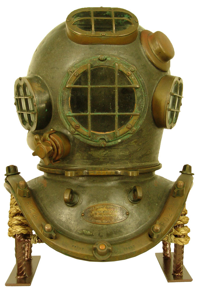 Morse Diving Helmet 4 Light 12 Bolt