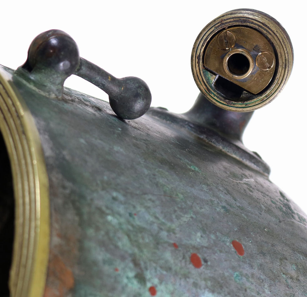 Thumbnail: 43' Mark V Helmet w/ US Navy Stamp - "Francis"