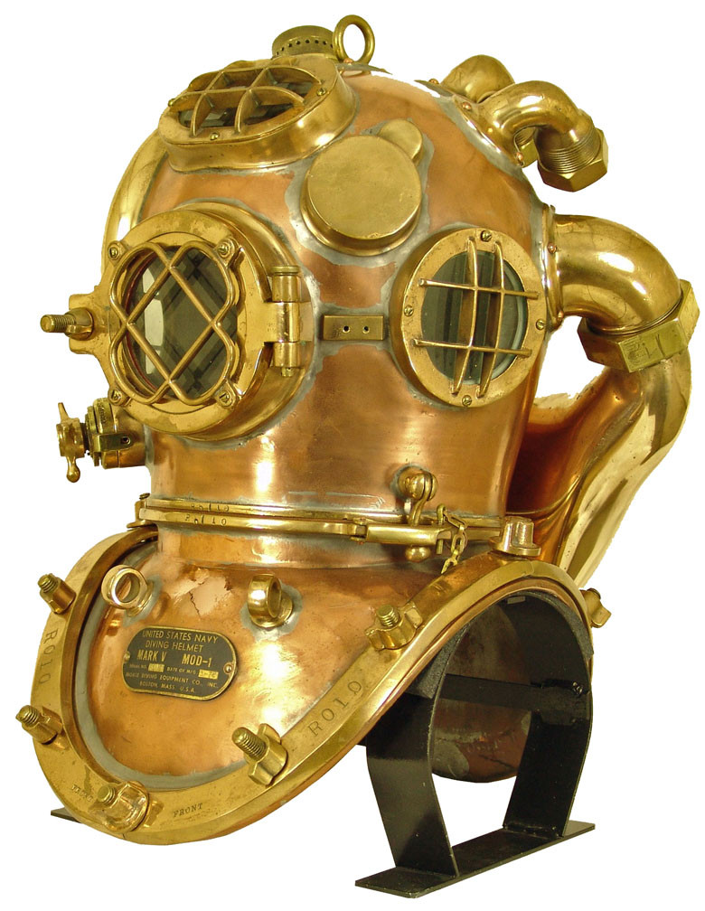 Morse Diving Mark V Mixed Gas Helmet