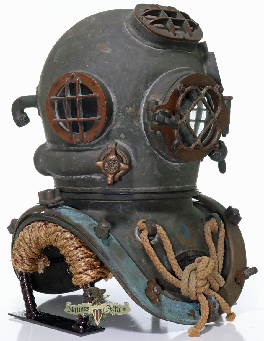 Thumbnail: 1943 DESCO US Navy Mark V Diving Helmet