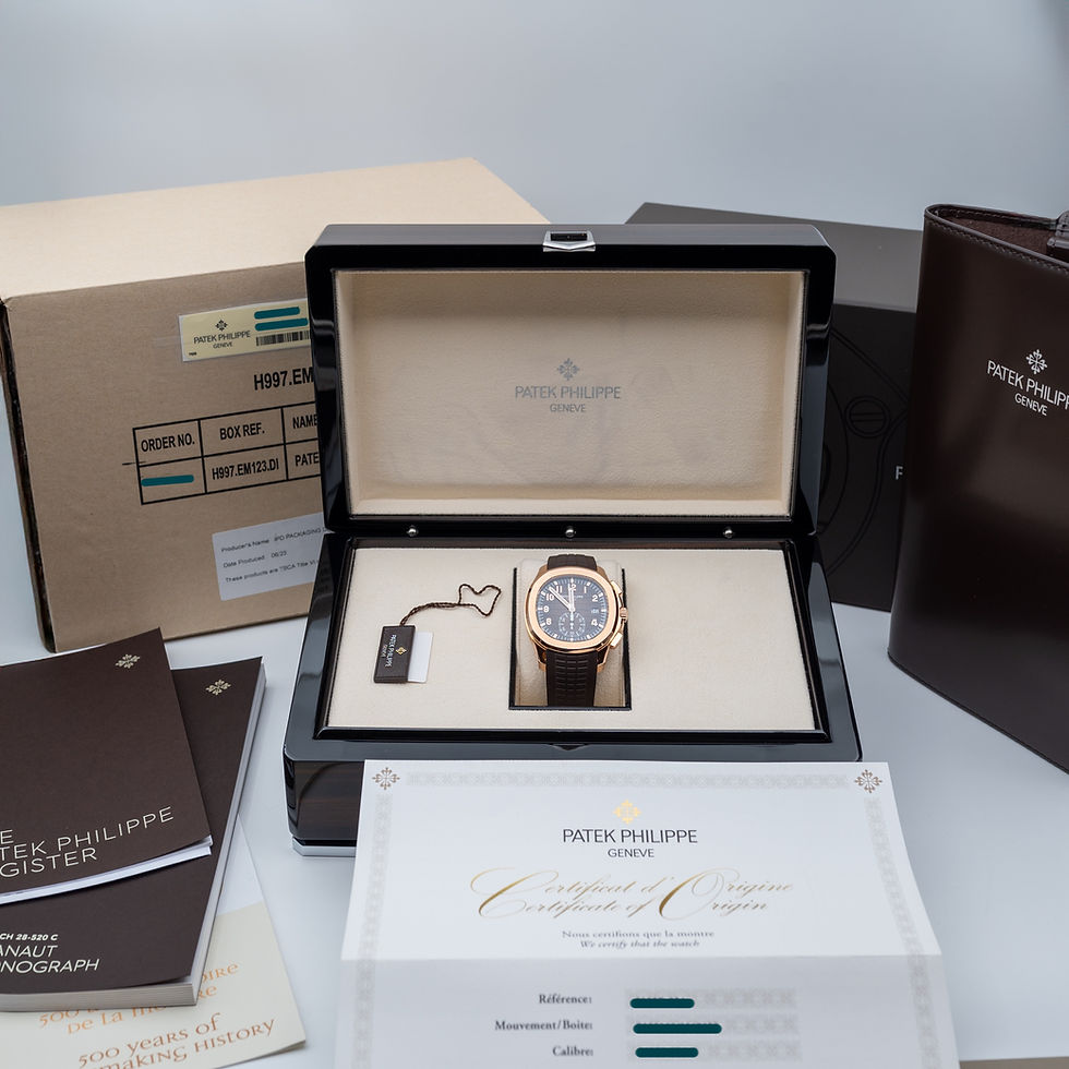 Thumbnail: Patek Philippe Aquanaut 5968R-001 Rose Gold - FULL SET