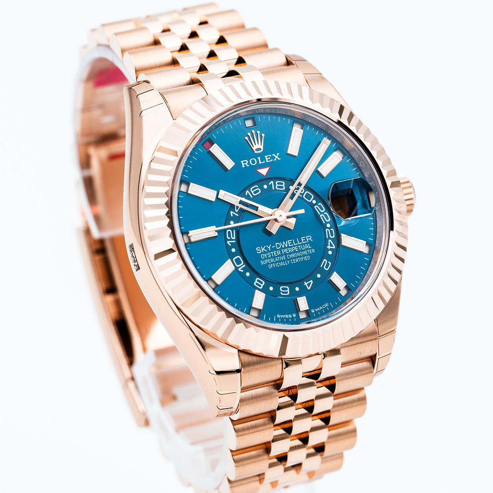 NEW 2025 Rolex Sky Dweller 336935 Blue Saros Rose Gold Jubilee