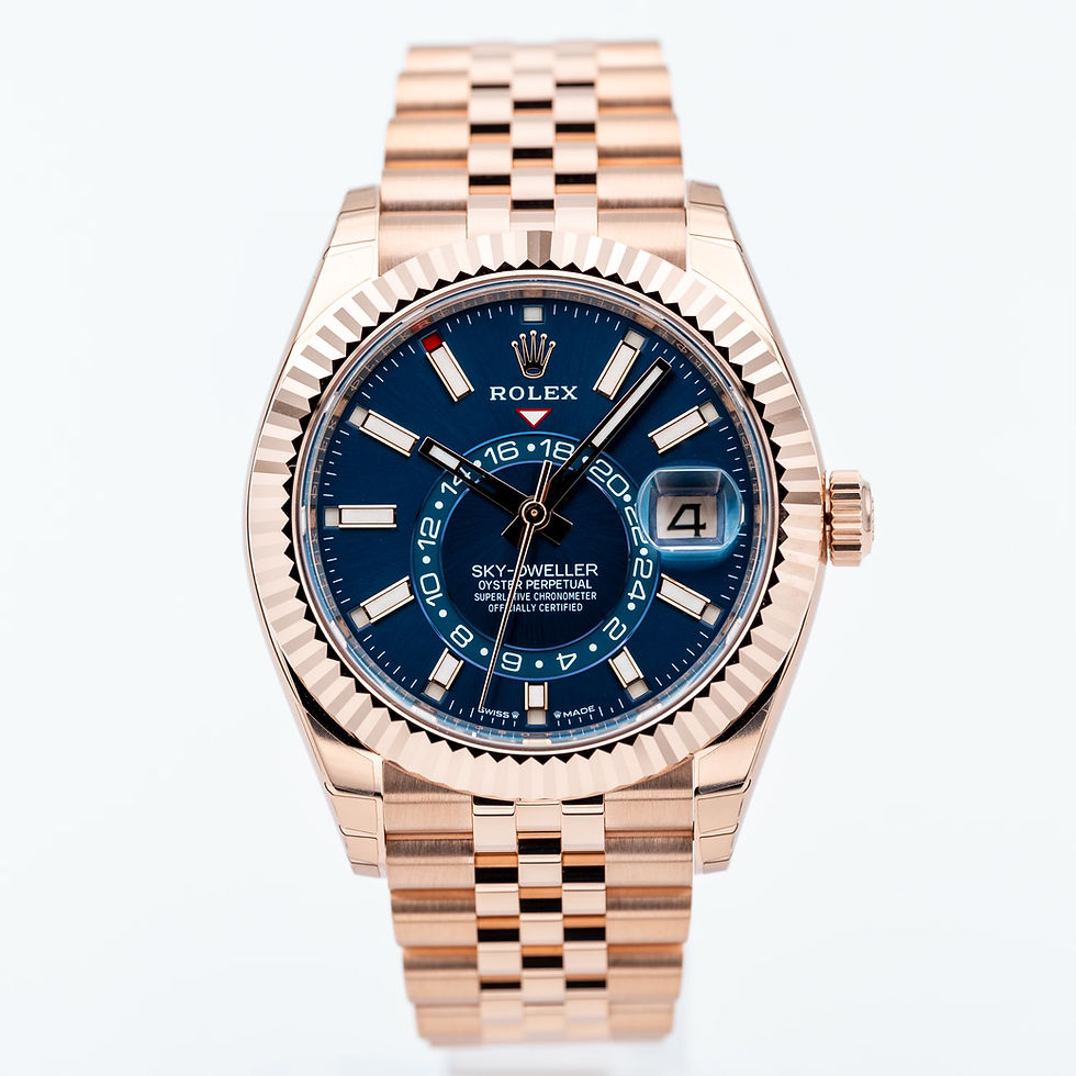 NEW 2025 Rolex Sky Dweller 336935 Blue Saros Rose Gold Jubilee