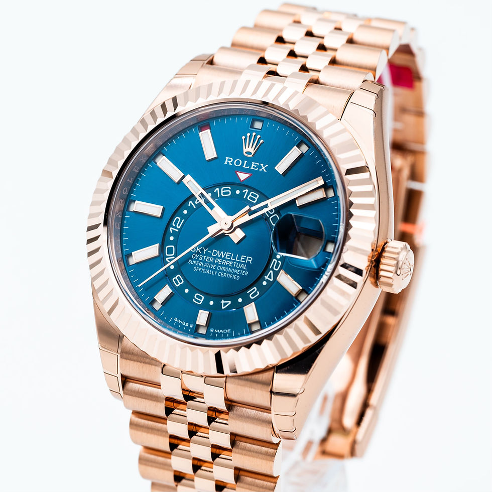 NEW 2025 Rolex Sky Dweller 336935 Blue Saros Rose Gold Jubilee