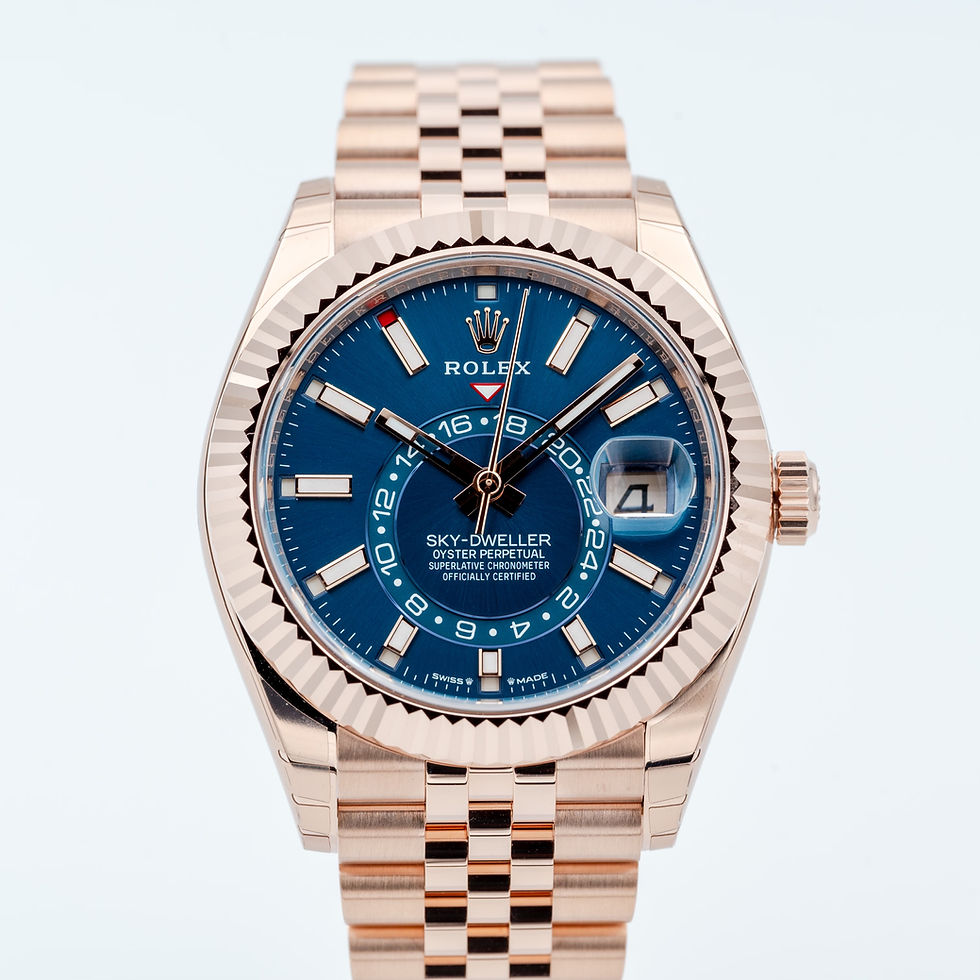 NEW 2025 Rolex Sky Dweller 336935 Blue Saros Rose Gold Jubilee