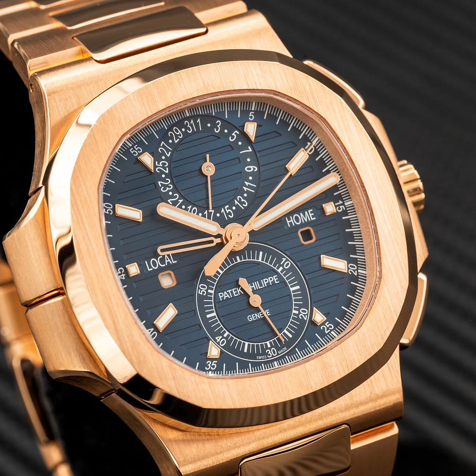 Thumbnail: 2025 Patek Philippe Nautilus 5990/1R Travel Time Chronograph Blue Dial