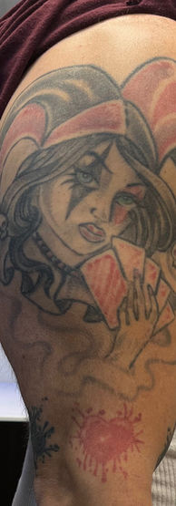 realistic green dragon with bright tangerine lighting the face