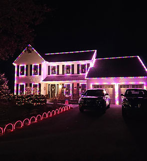 House with Christmas Lights